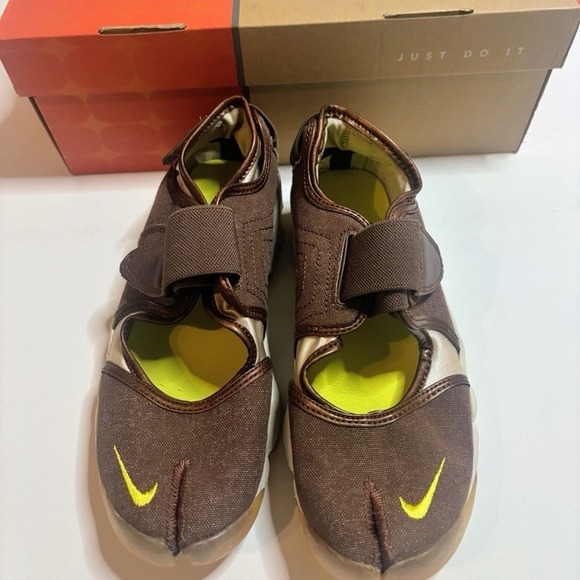 Nike Air Rift Premium Brown Sneakers Y2K Vintage 2000s (2004) US 8 New With Box - Picture 3 of 9